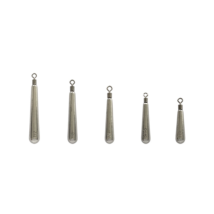 WGS1 - Tungsten Cylinder Drop Shot Weights (5 PC)