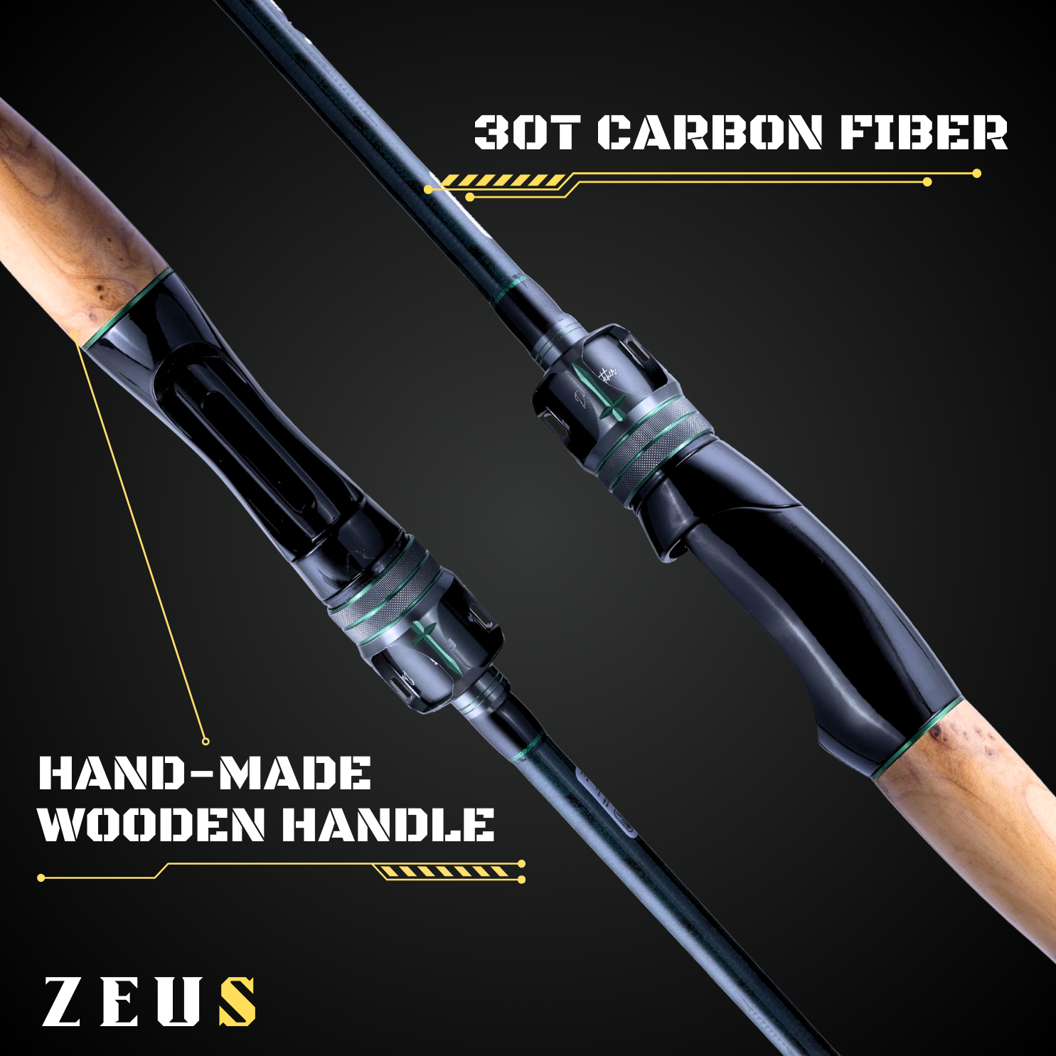 ZEUS Spinning Rod – Best Fishing Rod for Bass | 30% Off Now