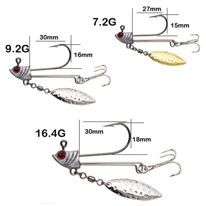 JGX9 - Dominion Jig Head with Spinner