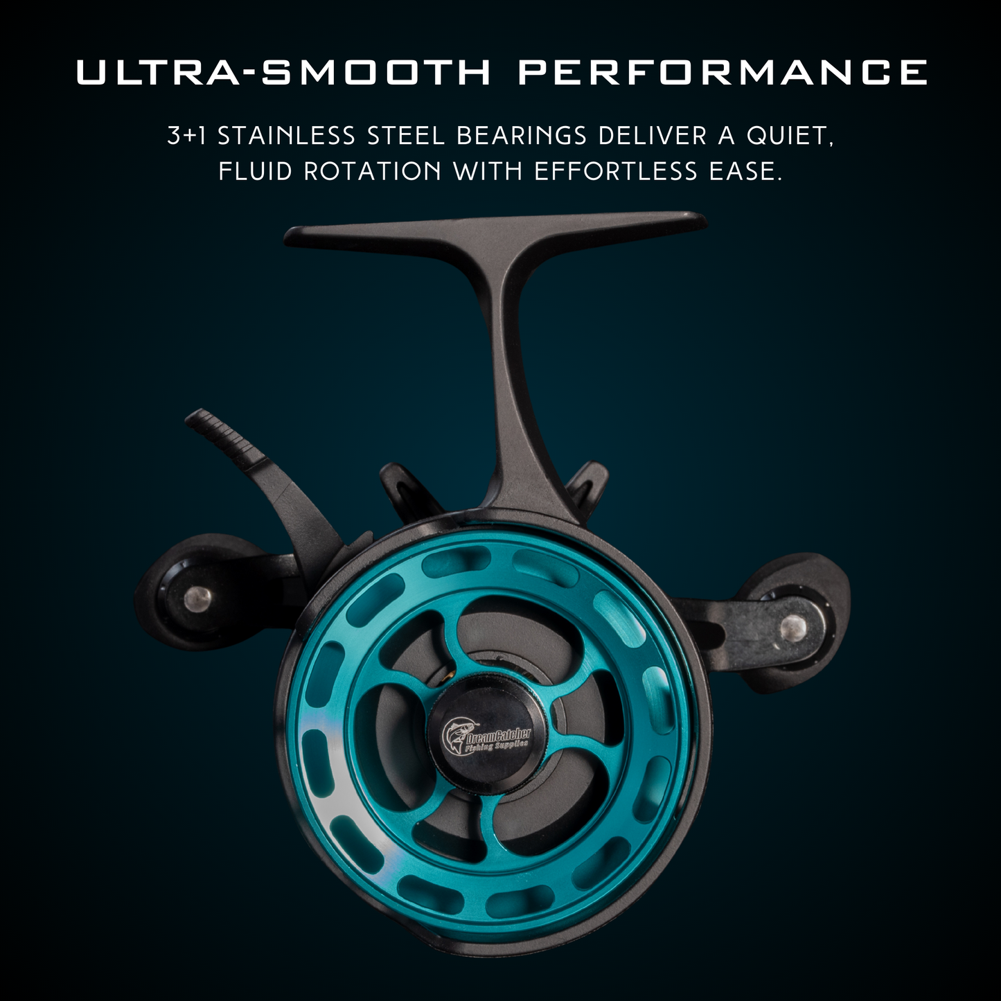 GLACIERX ICE FISHING ROD+REEL COMBO