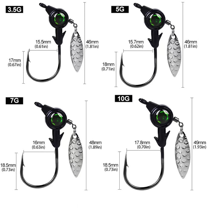 JGX5 - ZenithGrip Jig Head (10 PC)