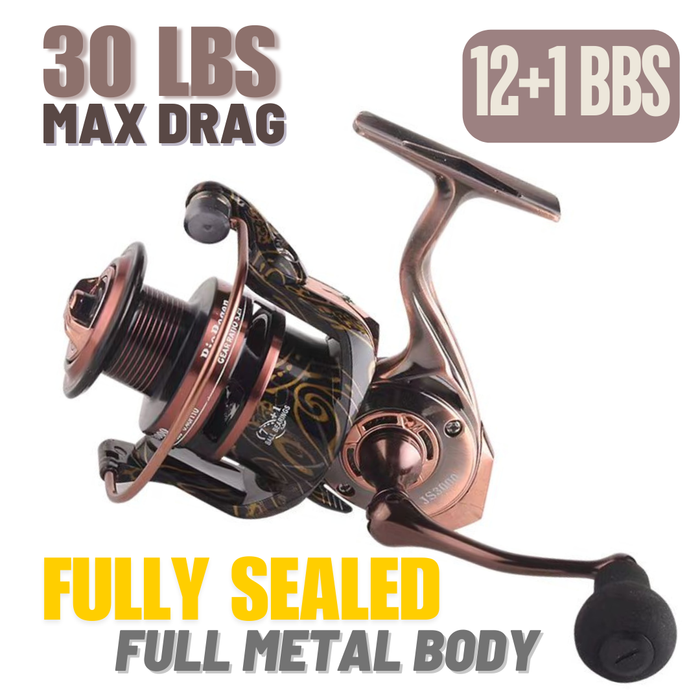 JS SERIES【12+1 BBS,Fully Sealed,All Metal SAlTWATER Reel】