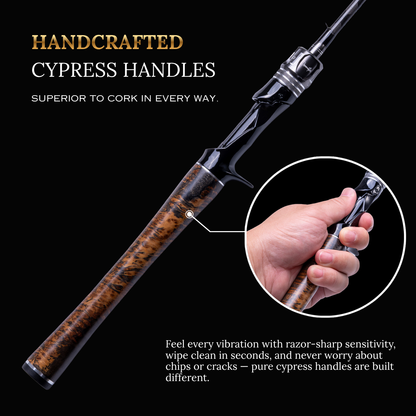ATHENA 2-PIECE BAITCASTING ROD (TWO TIPS INCLUDED)