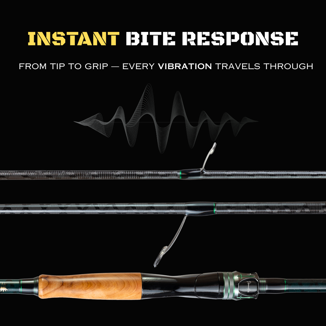 ZEUSX ONE-PIECE Spinning Rod – Best Fishing Rod for Bass