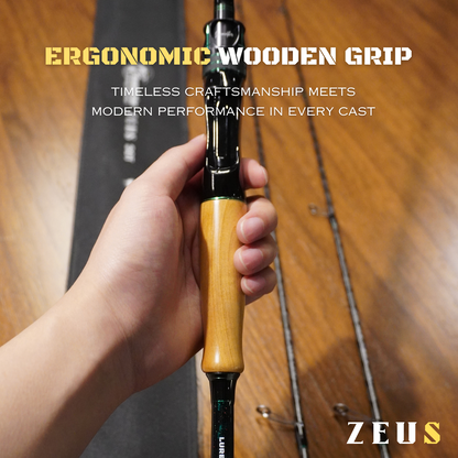 ZEUS 2-PIECE SPINNING ROD (TWO TIPS INCLUDED)