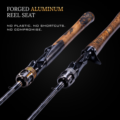 ATHENA 2-PIECE FINESSE BAITCASTING ROD (TWO TIPS INCLUDED)