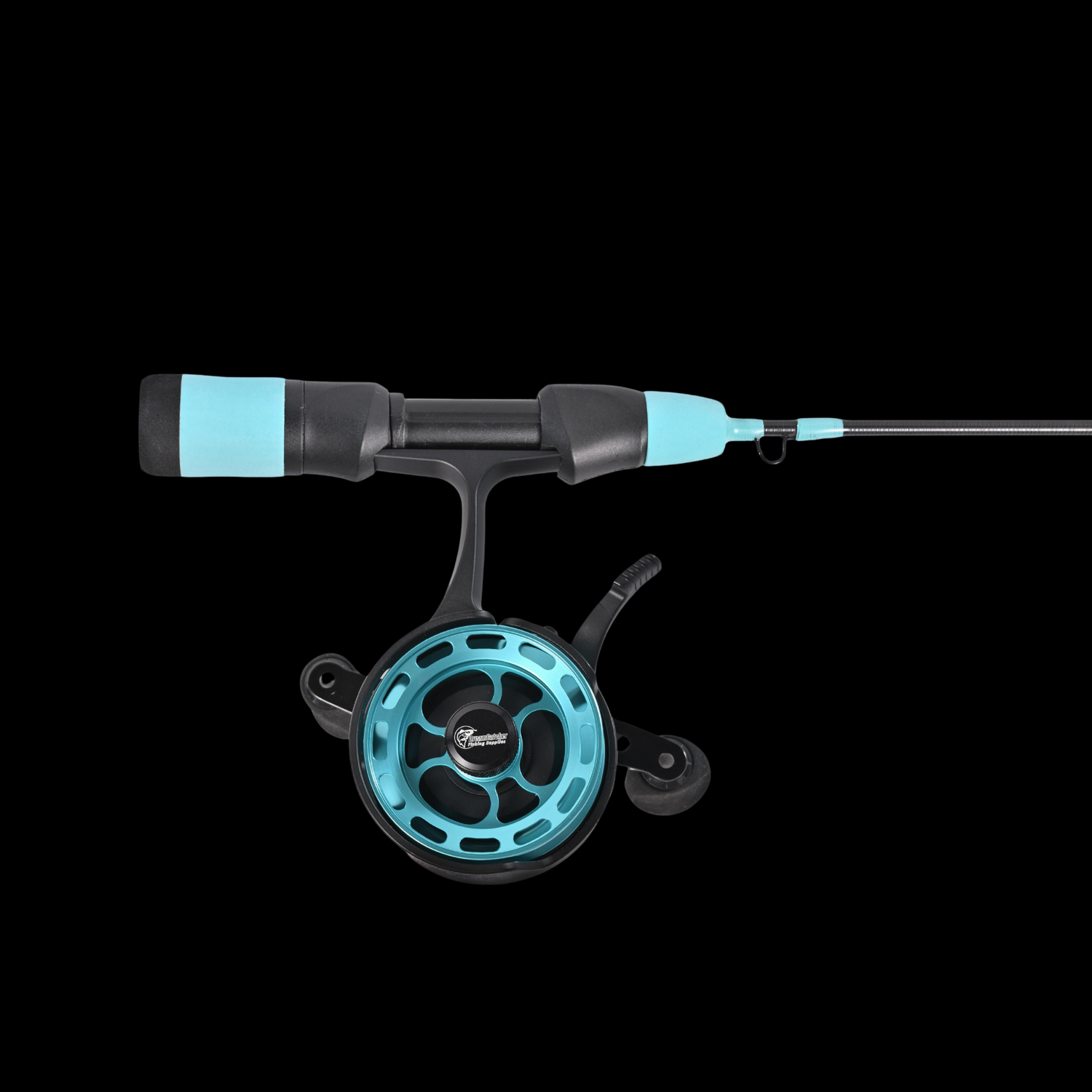 Reel Combo Line Through Ice Rods 13 Fishing Radioactive Pickle Ice Combo W/ Line Window Left Reel Combo Line Through Ice Rods 13 Fishing Radioactive Pickle Ice Combo W/ Line Window Left