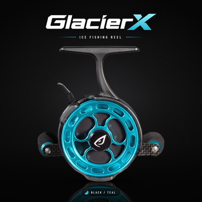 GLACIERX ICE FISHING COMBO (ROD + REEL)