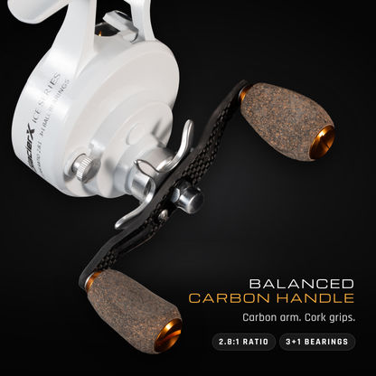 GLACIERX ICE FISHING COMBO (ROD + REEL)