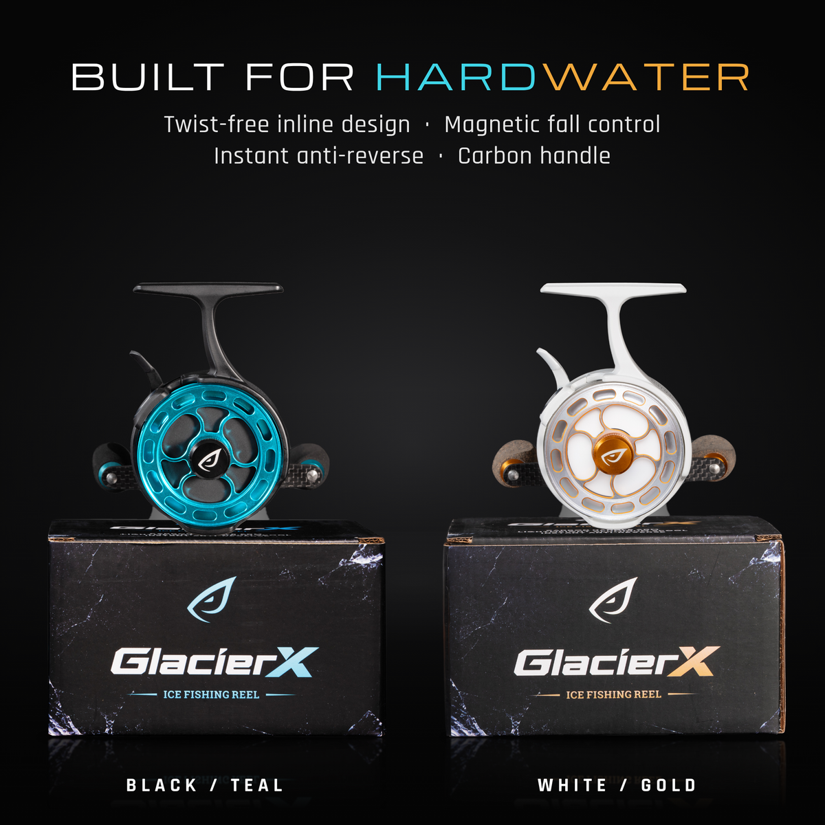 GLACIERX ICE FISHING REEL
