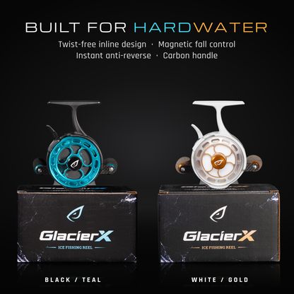 GLACIERX ICE FISHING REEL