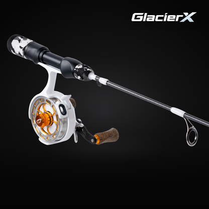 GLACIERX ICE FISHING ROD (3 TIPS INCLUDED)