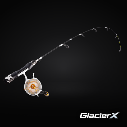 GLACIERX ICE FISHING COMBO (ROD + REEL)