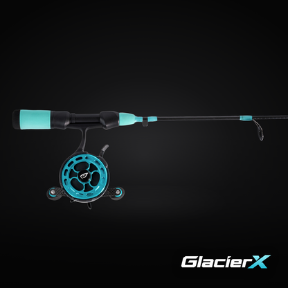 GLACIERX ICE FISHING COMBO (ROD + REEL)