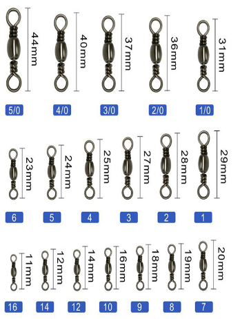 WGS14 - Barrel Swivels (10 PC)