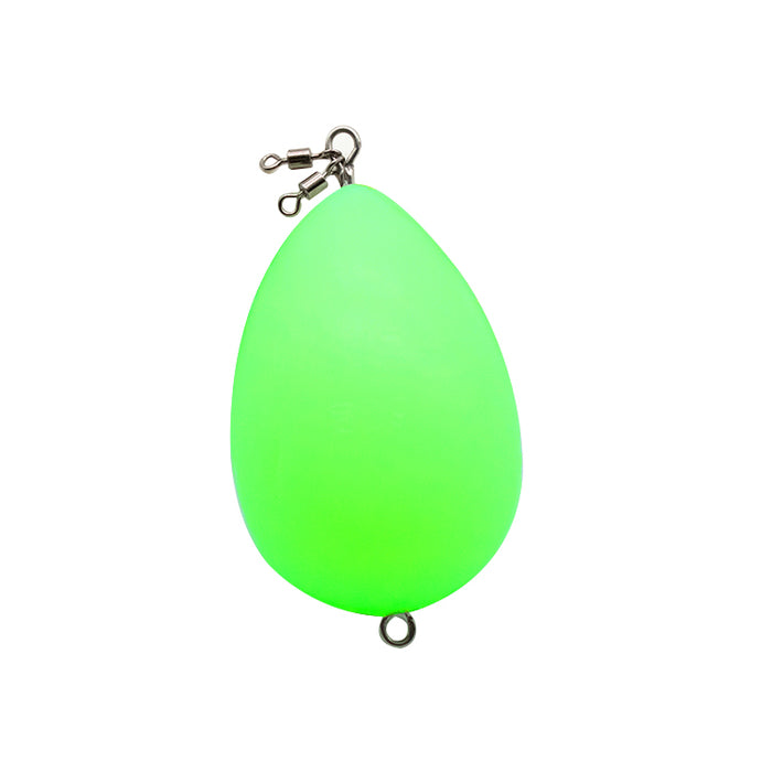 FLT2 - ABS Luminous Solid Plastic Fishing Float Oval Fishing Bobber